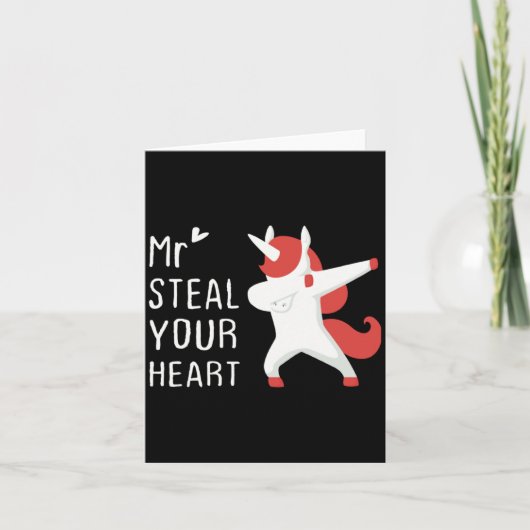 Mr Steal Your Heart Valentines Day V Day Boys Unic カード (正面)