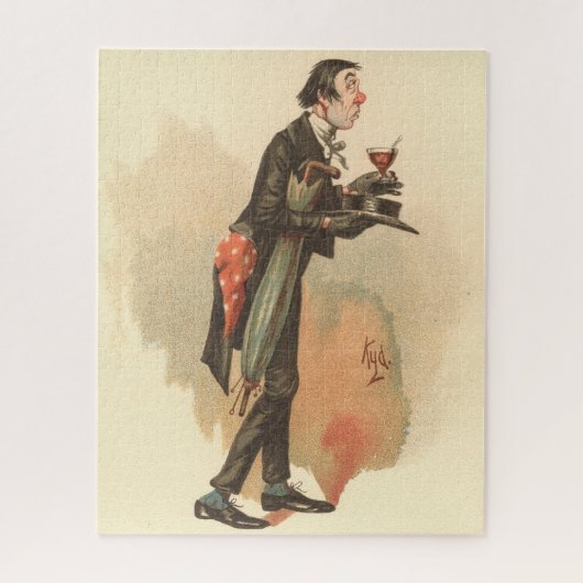 Mr Stiggins by Kyd - Dickens' The Pickwick紙 ジグソーパズル (縦)