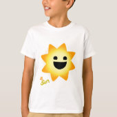 Mr. Sun from Sprunki 3D Tシャツ (正面)
