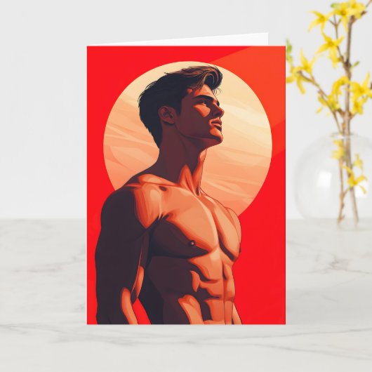 Mr Sunshine Gay Greetings Card カード (黄色い花)