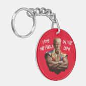 Mr. Trump - I Pity the Fools on the Left! キーホルダー (正面左)