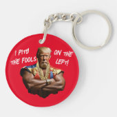 Mr. Trump - I Pity the Fools on the Left! キーホルダー (裏面)