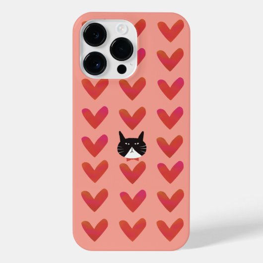 Mr. Valentine the Cat iPhoneケース (裏面)