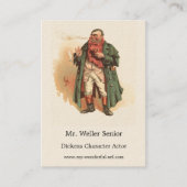 Mr Weller Senior, Kyd, Dickens The Pickwick紙 名刺 (正面)