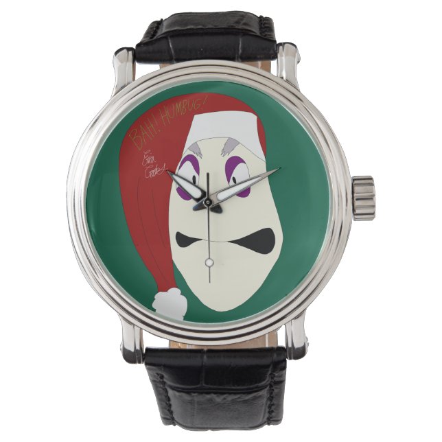 Mr. Williams Bah Humbug クリスマス 腕時計 (正面)