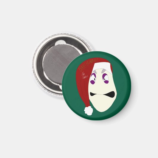 Mr. Williams Bah Humbug xmas マグネット (正面/裏面)