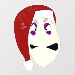 Mr. Williams Bah Humbug xmas Window Cling ウィンドウサイン