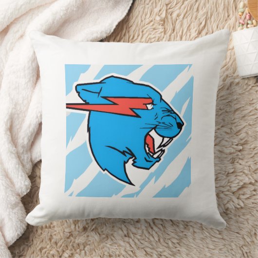 MrBeast Inspired Pillow – Fun Design for YouTube F クッション (ブランケット)