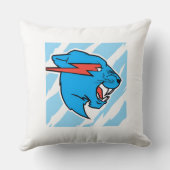 MrBeast Inspired Pillow – Fun Design for YouTube F クッション (裏面)