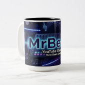MrBeats FREE Original Music Sharing Mug! ツートーンマグカップ (正面左)