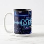 MrBeats FREE Original Music Sharing Mug! ツートーンマグカップ (左)