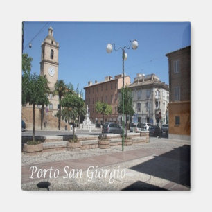 MRC006 PORTO SAN GIORGIO, Marche,イタリア,冷蔵庫 マグネット