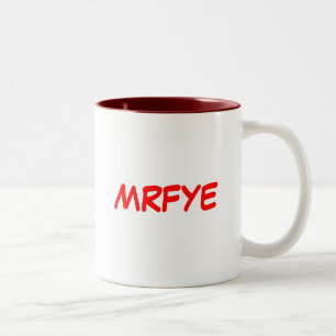 MRFYEは襲います(スタイル2) ツートーンマグカップ