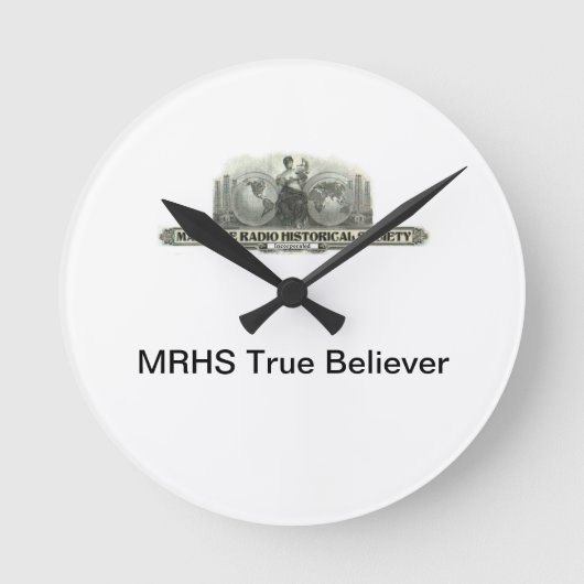 MRHS真正信者の時計 ラウンド壁時計 (正面)