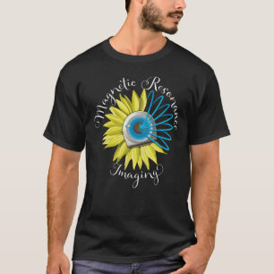 MRIの磁気共鳴イメージ投射 Tシャツ