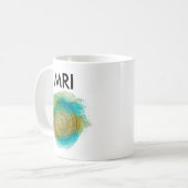 MRI技師のための放射線科感謝ギフト コーヒーマグカップ (正面左)