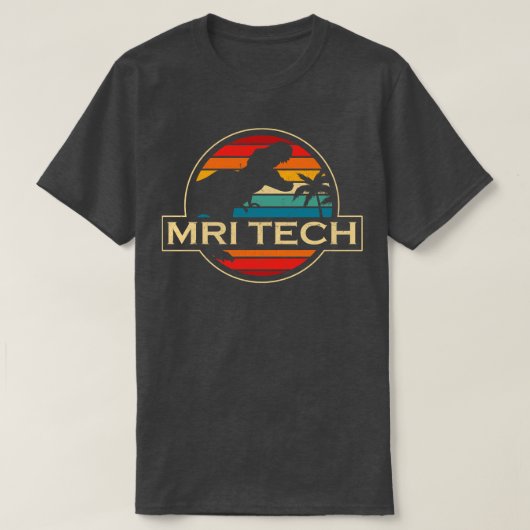 Mri技術恐竜 Tシャツ (デザイン正面)