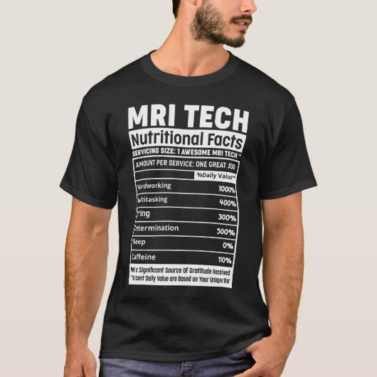 MRI技術放射線科学技術磁気共鳴装置 Tシャツ (正面)