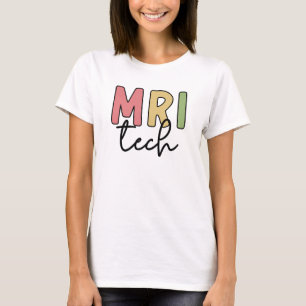 MRI技術 MRI技術者放射線技師 Tシャツ
