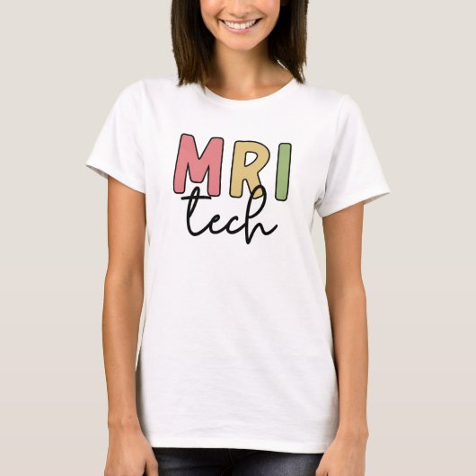 MRI技術 | MRI技術者放射線技師 Tシャツ (正面)