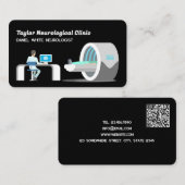 MRI断層撮影QR 名刺 (正面/裏面)