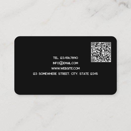 MRI断層撮影QR 名刺 (裏面)