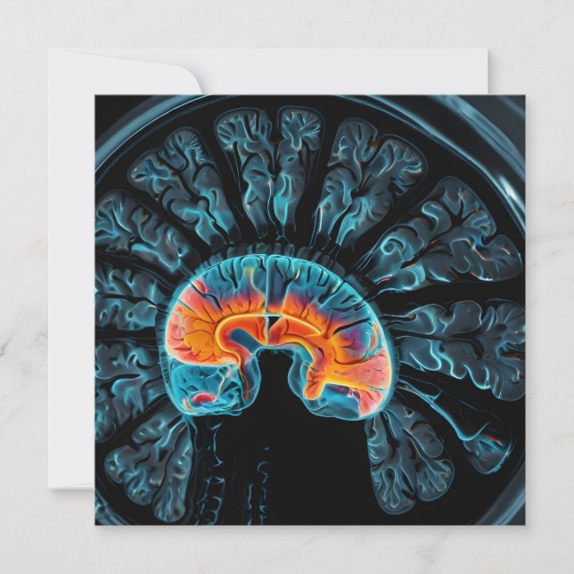 MRI脳スキャン (正面)