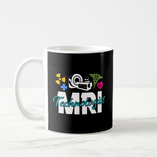 Mri誇りを持った技術Mri技術者 コーヒーマグカップ (左)