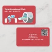 🧲 🩺 MRI Tс QR 名刺 (正面/裏面)