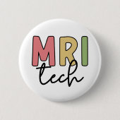 MRI Tech | MRI Technologist Radiology Technician 缶バッジ (正面)