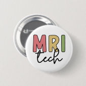 MRI Tech | MRI Technologist Radiology Technician 缶バッジ (正面&裏面)
