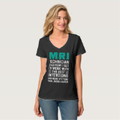 MRI Technician Work Tech Technologist Tシャツ (正面フル)