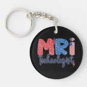 MRI Technologist Acrylic Keychain, Double Sided キーホルダー (正面)