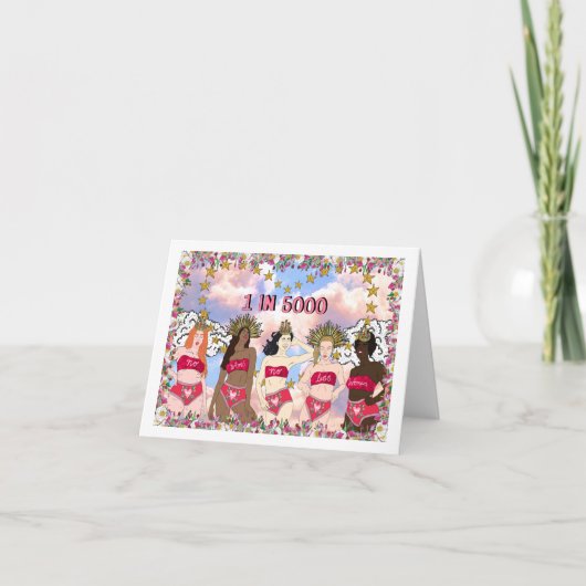 MRKHカードNo womb No Less Woman サンキューカード (正面)