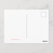 MRKH 1 in 5000 No Womb, No less Woman – ポストカード (裏面)