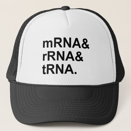 mRNA rRNA tRNA | RNAの種類 キャップ (正面)