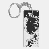 MRNStudiosフラワードードル キーホルダー (正面左)