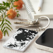 MRNStudiosフラワードードル キーホルダー (正面右)