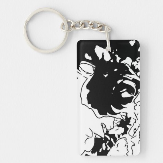 MRNStudiosフラワードードル キーホルダー (正面)