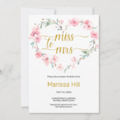 MRS恋しく思へ – 桜ブライダルシャワー招待 招待状 (正面)