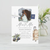 Mrs恋しく思 Travel Bridal Showerへの招待 招待状 (スタンド正面)