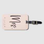 MRS カスタマイズ [lastname] & [year]荷物タグ ラゲッジタグ (正面横)