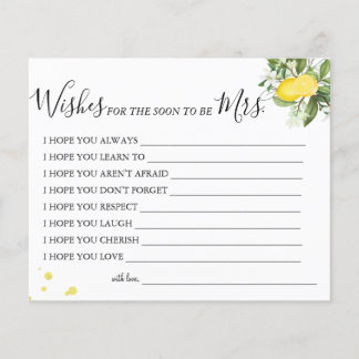 Mrs.カードを望む結婚式 チラシ