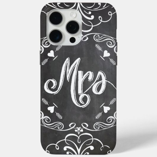 Mrs. Chalkboard iPhone5ケース Case-Mate iPhoneケース (裏面)
