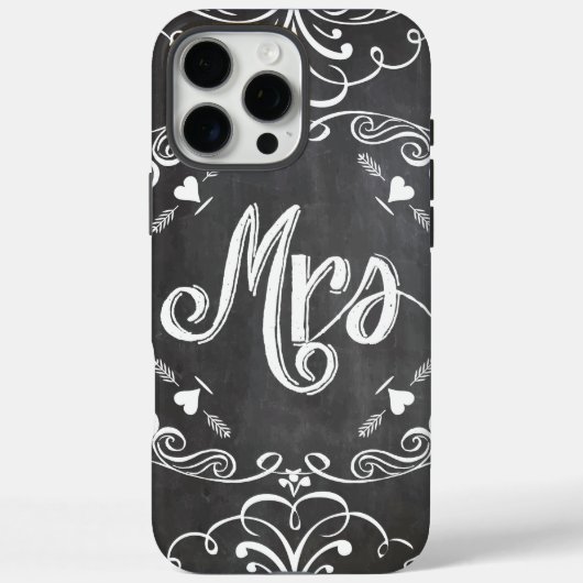 Mrs. Chalkboard iPhone5ケース Case-Mate iPhoneケース (裏面)