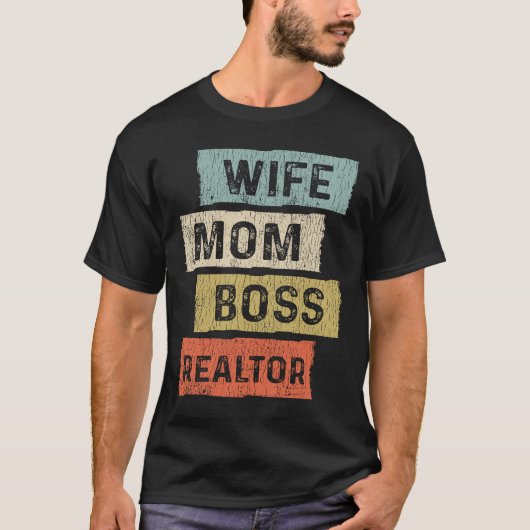 Mrs Chef Mother Relator Proud Husband Father Famil Tシャツ (正面)
