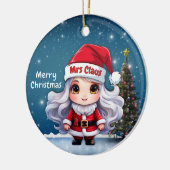 Mrs Claus 🤶 🎄 セラミックオーナメント (左)