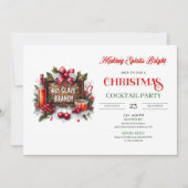 Mrs. Claus Brandy Holiday Cocktails Party 招待状 (正面)