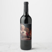 Mrs Claus Wine Bottle Label ワインラベル (正面)