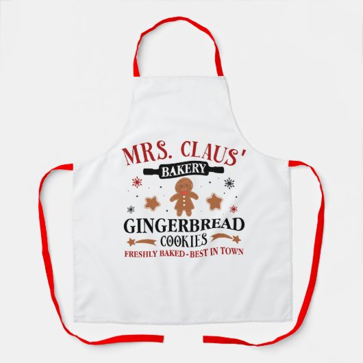 Mrs Clauseベーキング エプロン (正面)